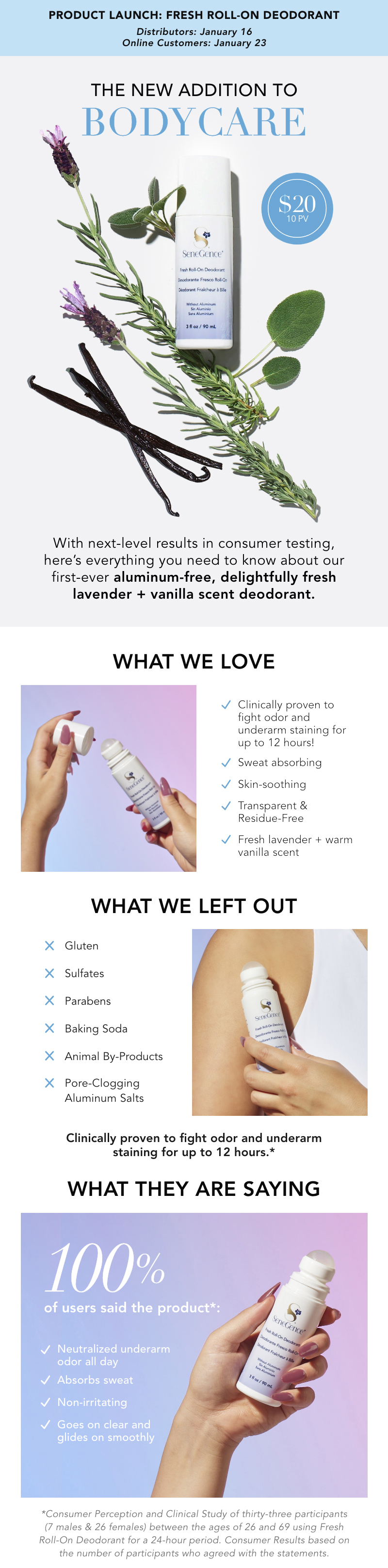 Lavender and Vanilla Deodorant